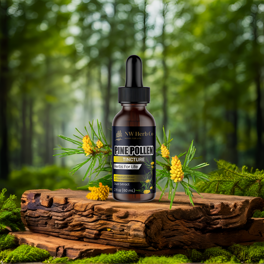 NW Herb Co. Pine Pollen Tincture: Potent Energy & Vitality Elixir