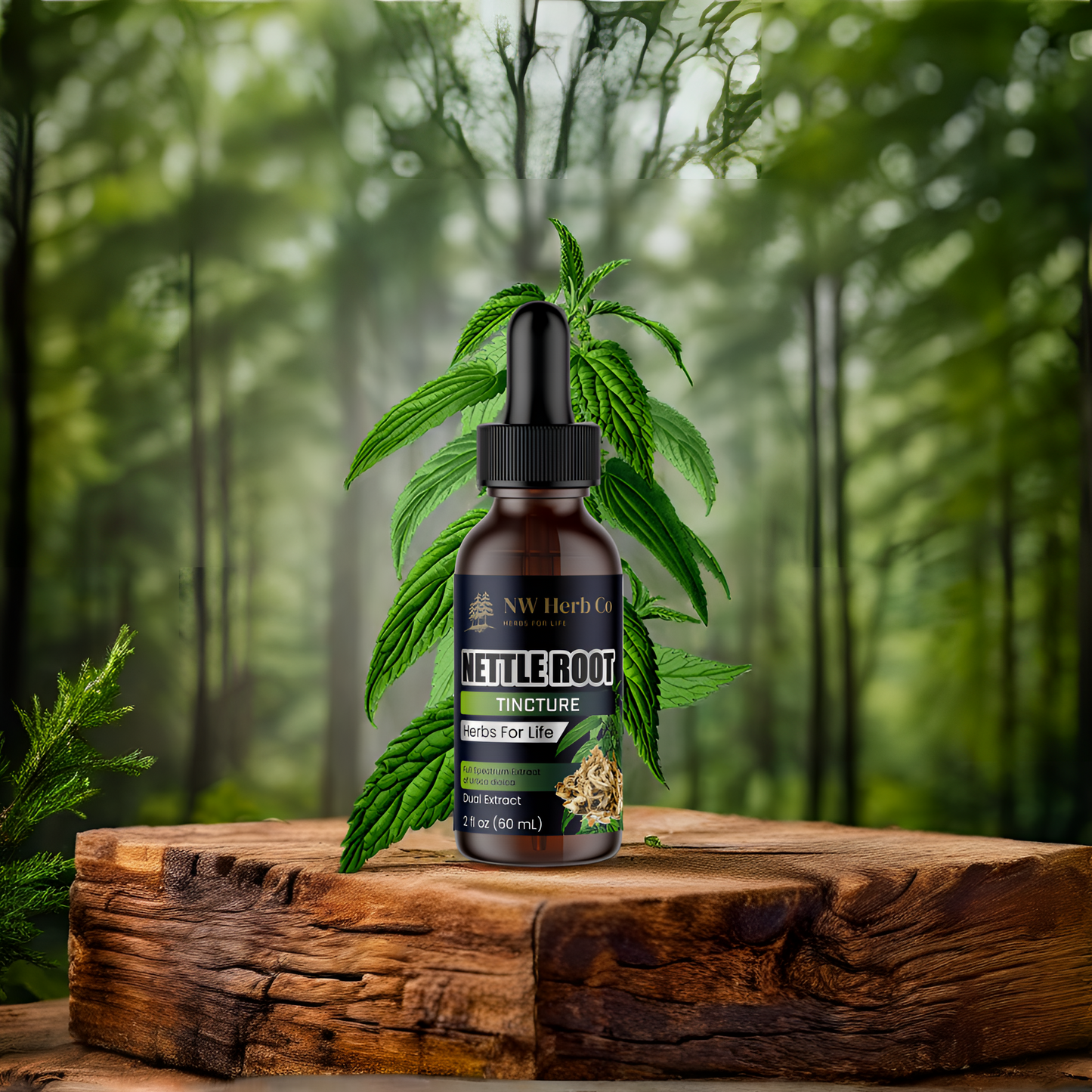 NW Herb Co. Nettle Root Tincture: Health & Vitality Elixir
