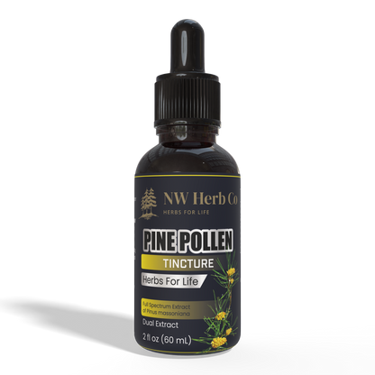 NW Herb Co. Pine Pollen Tincture: Potent Energy & Vitality Elixir