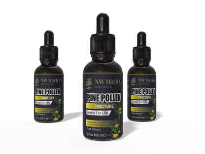 NW Herb Co. Pine Pollen Tincture: Potent Energy & Vitality Elixir
